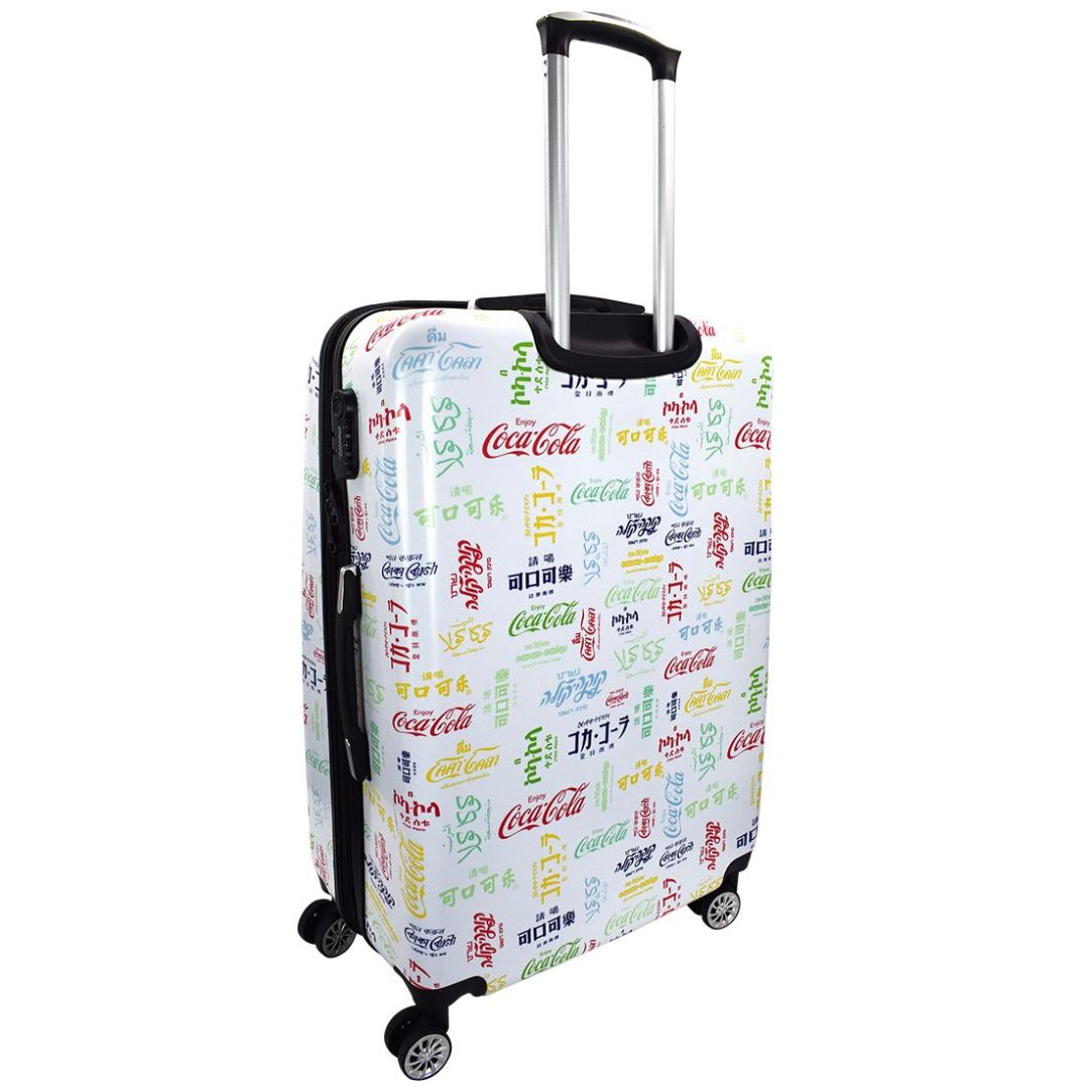 Maleta Brands 28" Blanca Coca Cola