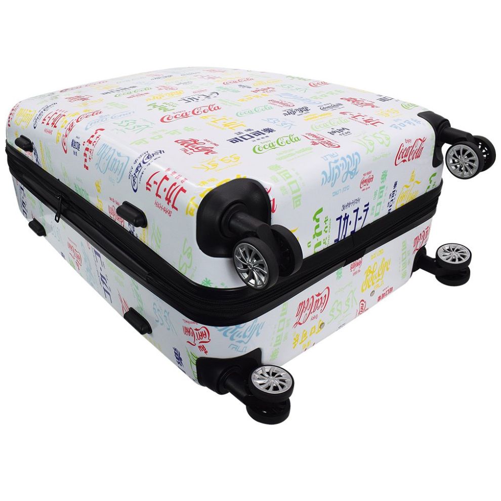 Maleta Brands 28" Blanca Coca Cola