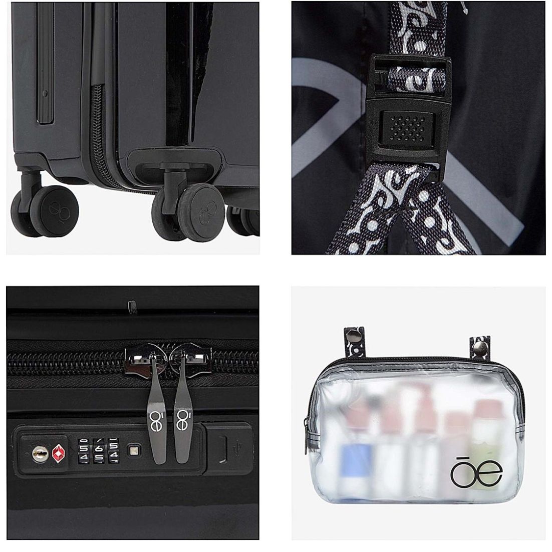 Maleta Renauda 20" Negro Cloe