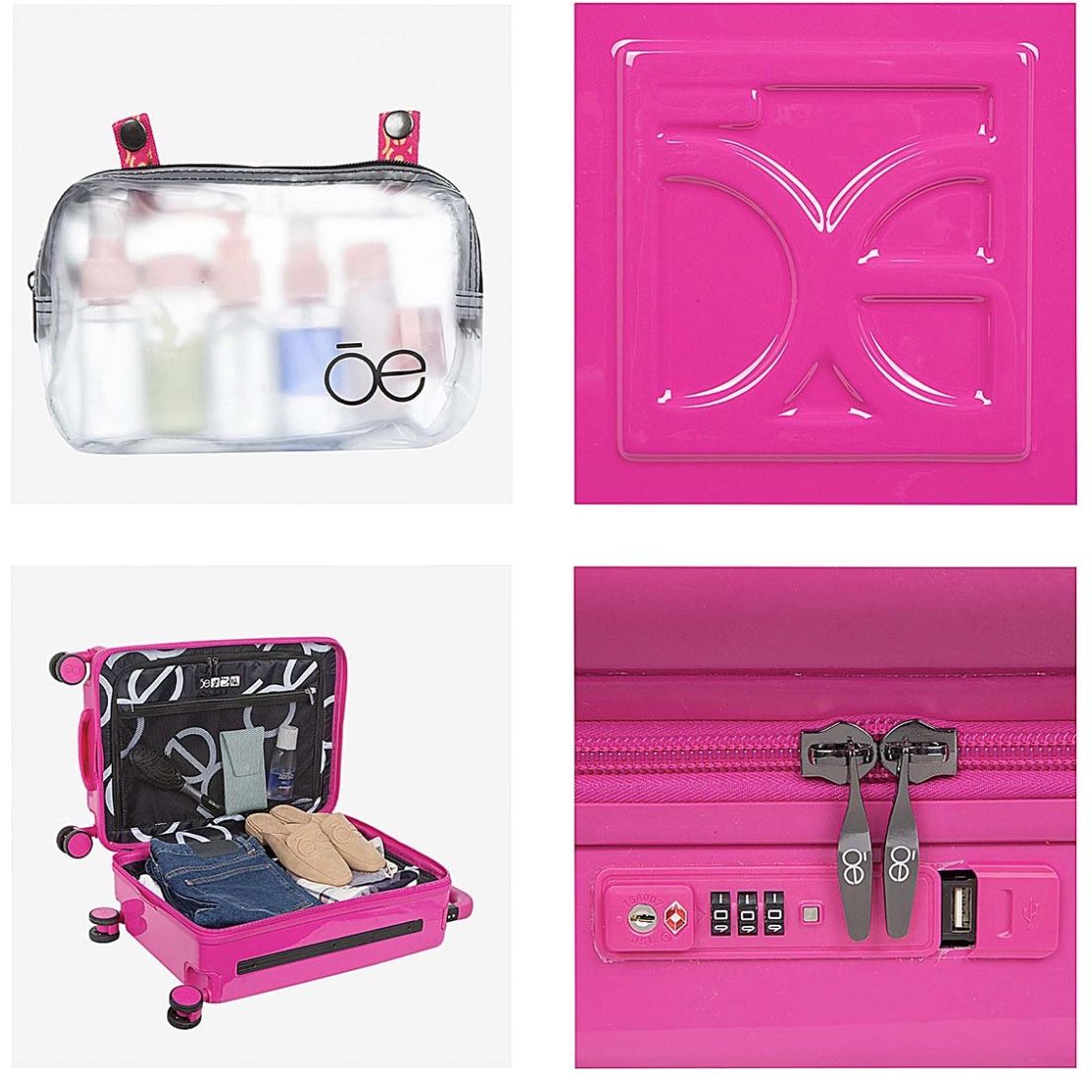 Maleta Renauda 20" Magenta Cloe