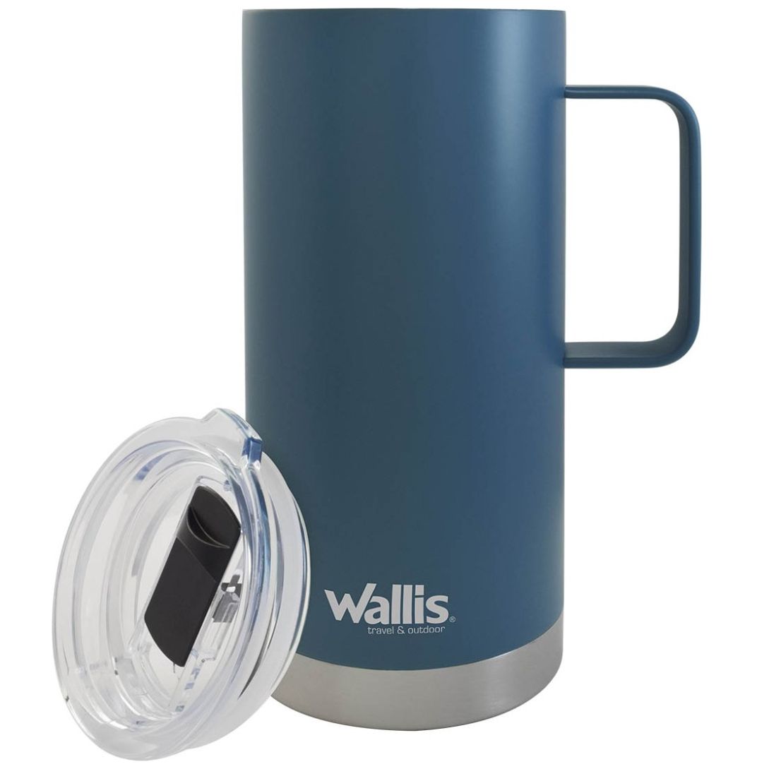 Taza Térmica  Wallis 500 Ml Azul Mate