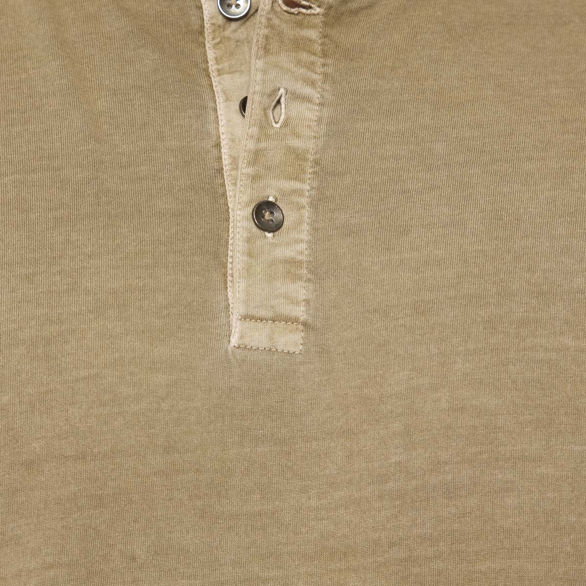 Playera Manga Larga Cuello Henley para Hombre Jeanious