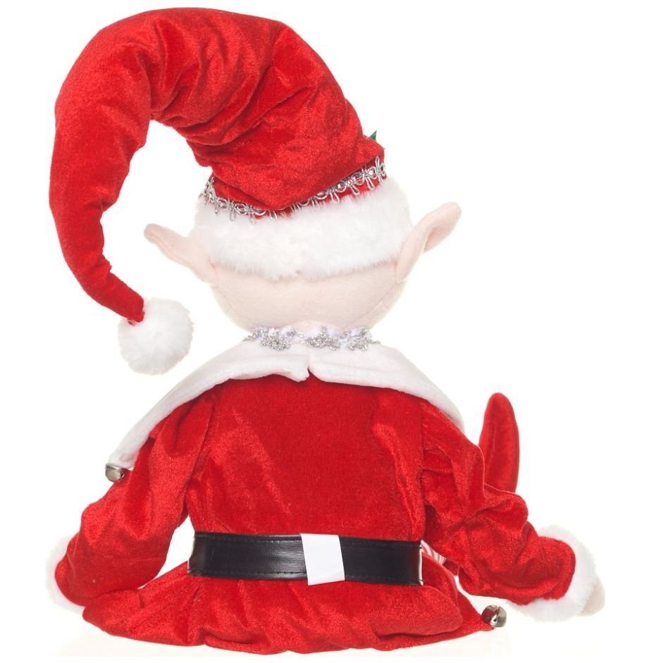 Duende Parado Rojo Y Blanco 95Cm