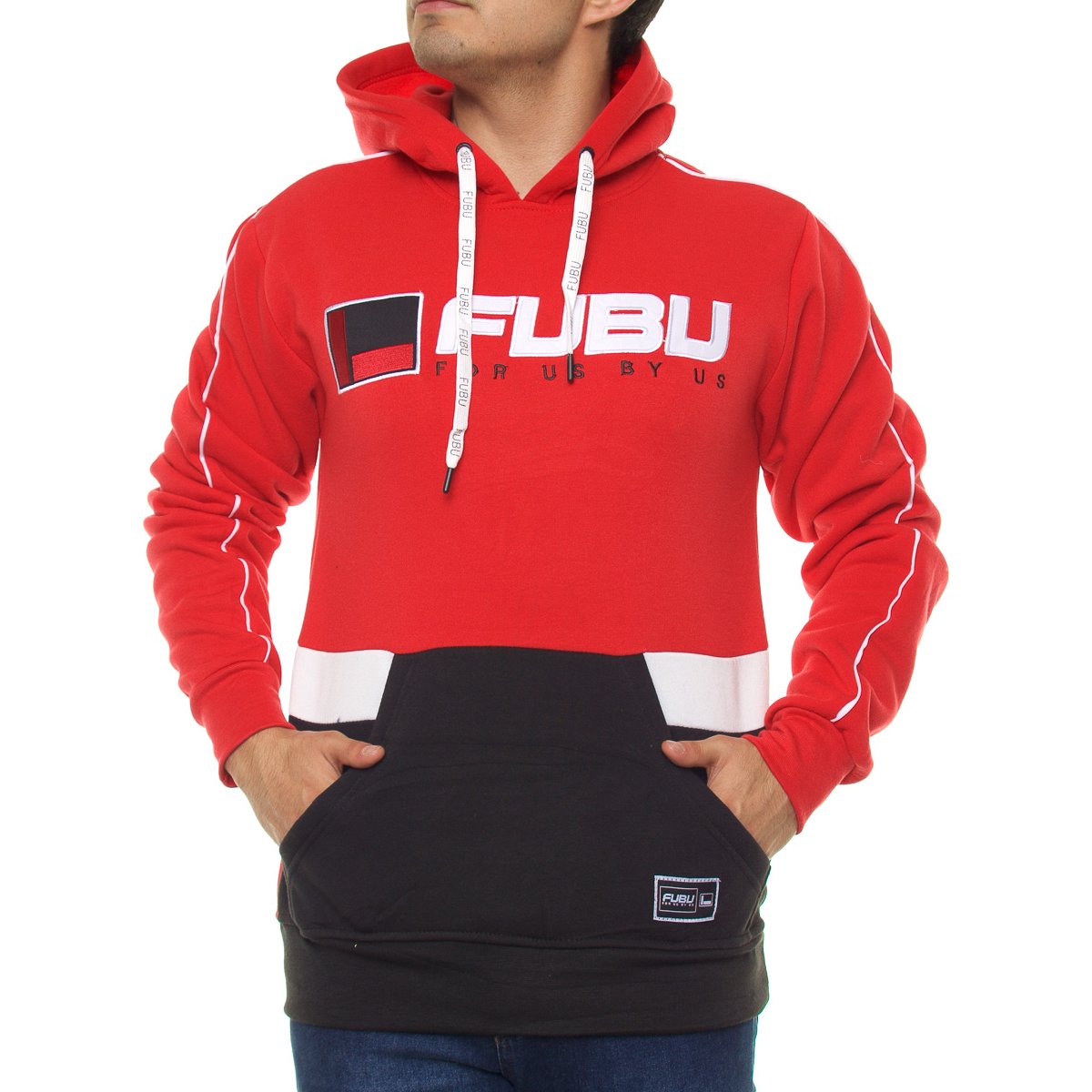 Sudadera Con Capucha Para Hombre Burdeos 2008A1 ROJO BURDEOS