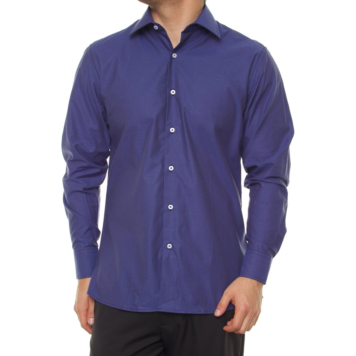 Camisa de Vestir Slim Fit para Hombre Carlo Corinto