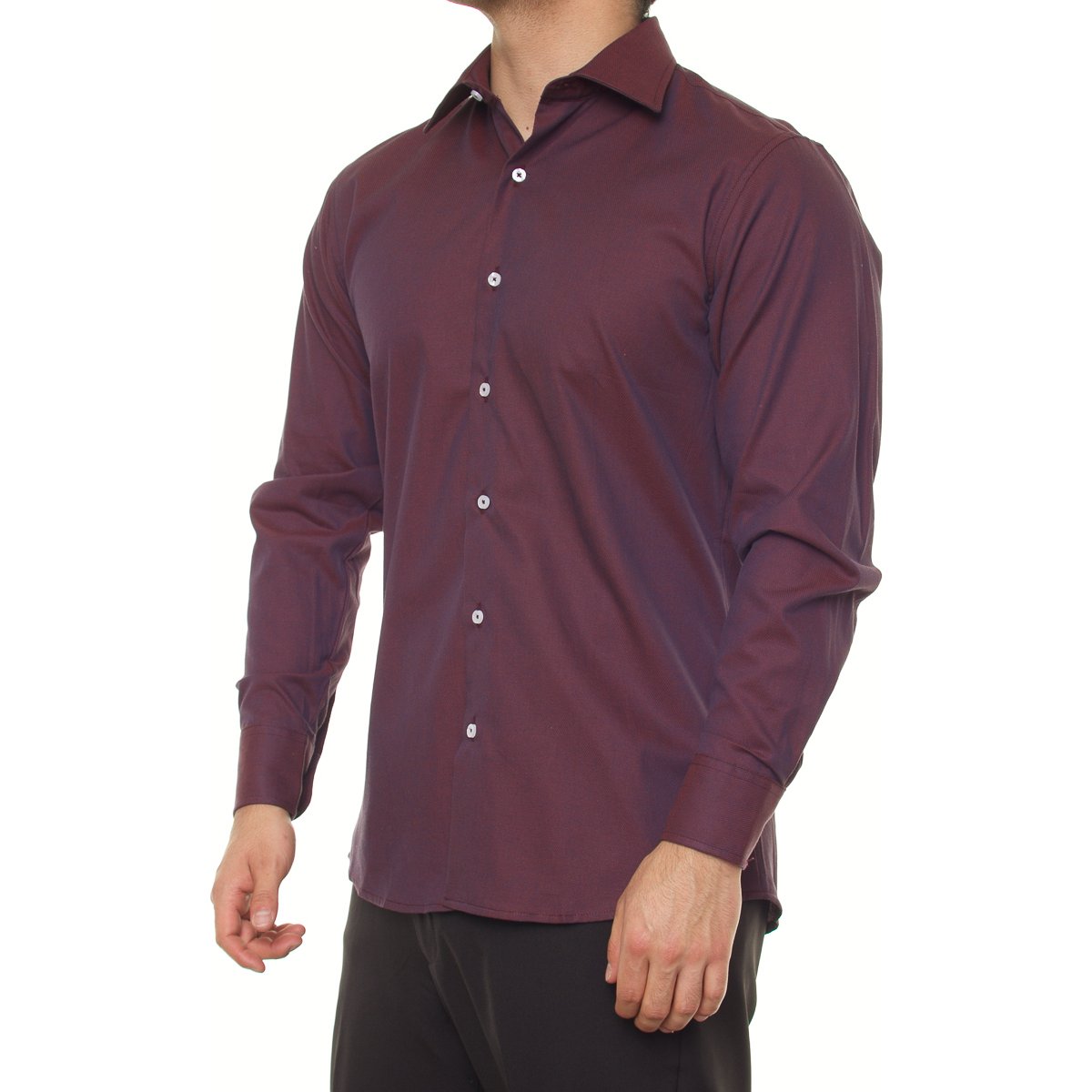 Camisa de Vestir Slim Fit para Hombre Carlo Corinto
