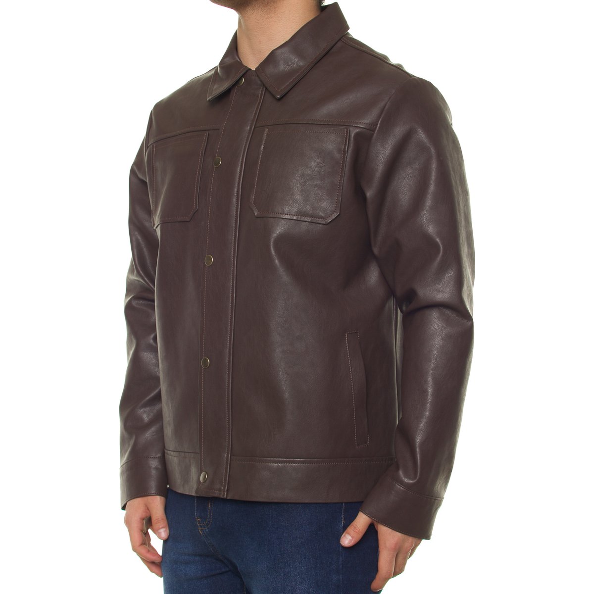 Chamarra Pu para Hombre Carlo Corinto