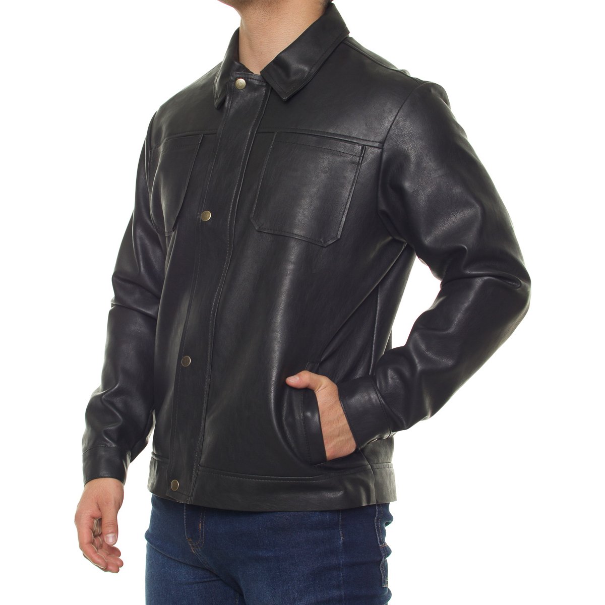 Chamarra Pu para Hombre Carlo Corinto