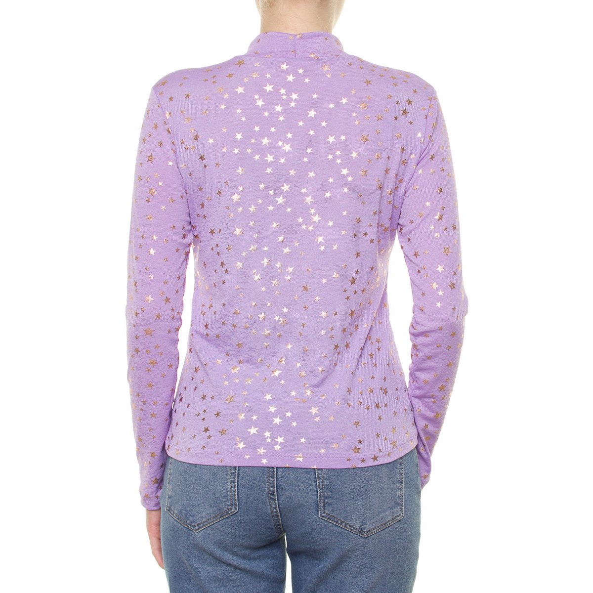 Playera Manga Larga Cuello Alto para Dama Fukka