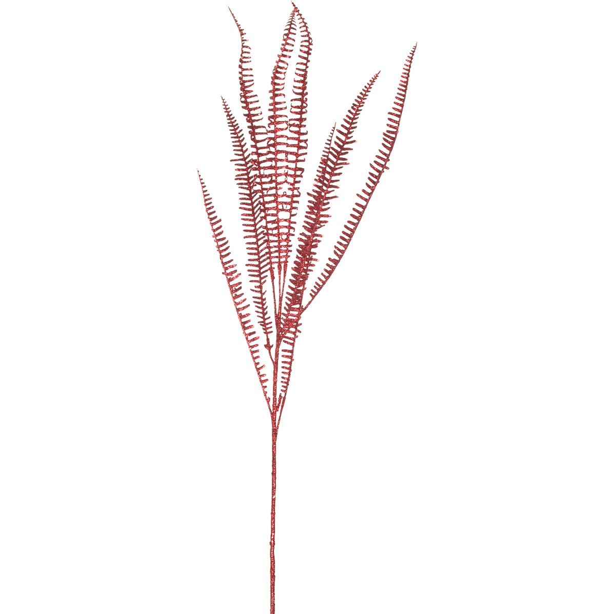 Rama Helecho Dragon Color Rojo 68Cm