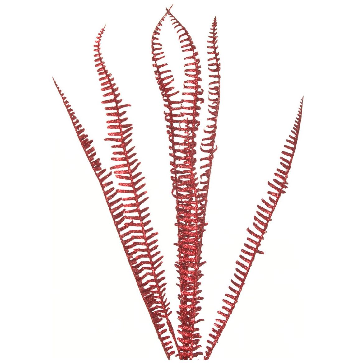 Rama Helecho Dragon Color Rojo 68Cm