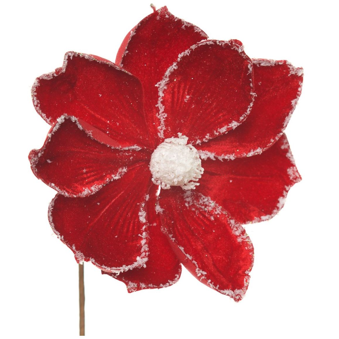 Flor de Magnolia Roja 48Cm