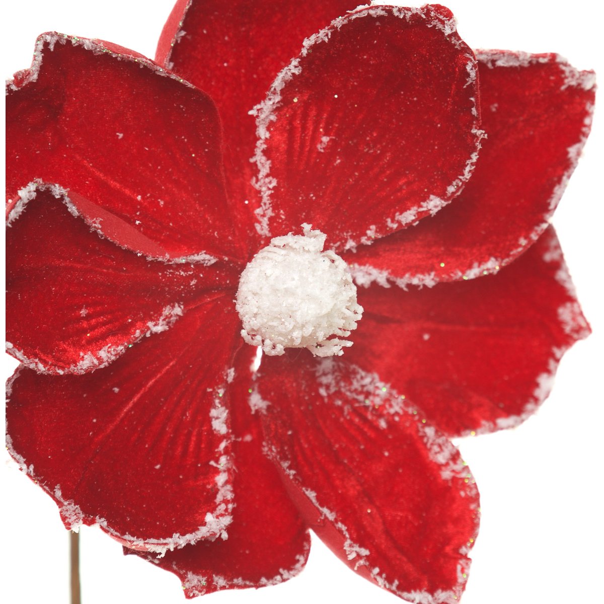 Flor de Magnolia Roja 48Cm