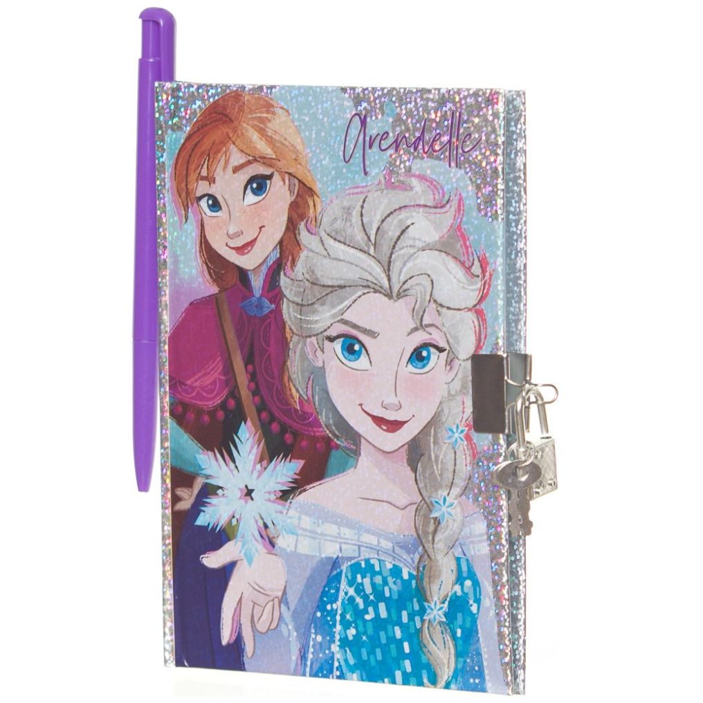 Diario 50 Hojas con Candado para Niñas Frozen