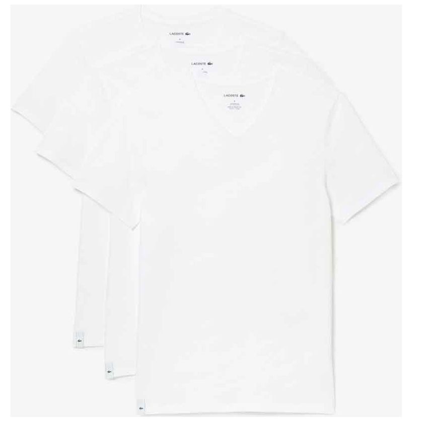 Playeras Lacoste 3 Pack Cuello V para Hombre