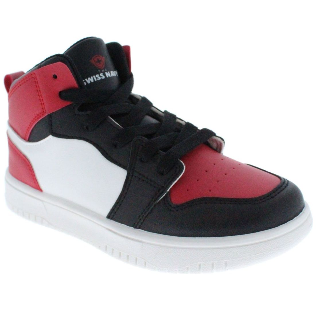 Tenis Bota Swiss Navy con Velcro 17-21 Rojo
