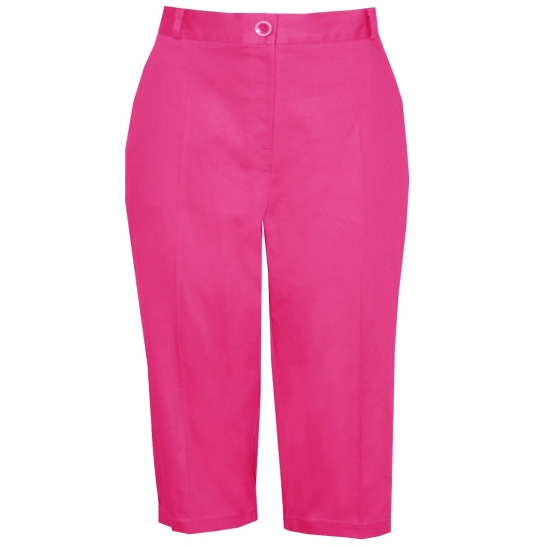 Capri con Botones Connie Klein para Mujer Tallas Extras