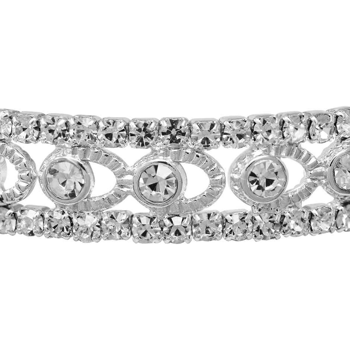 Pulsera  Napier Color Plata Acabado Brillante