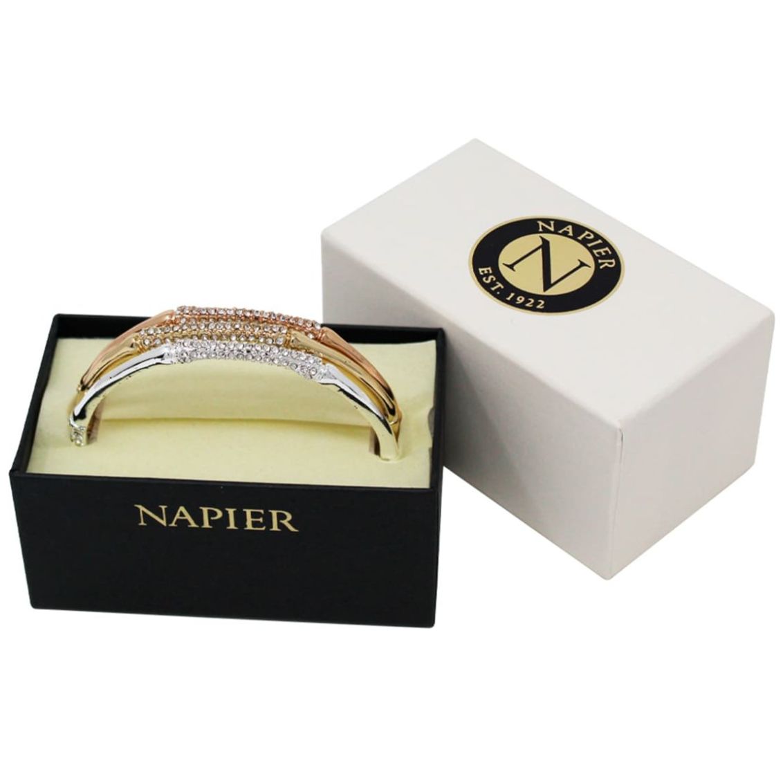 Boxset Pulsera  Napier Color Tritono Acabado Pulido