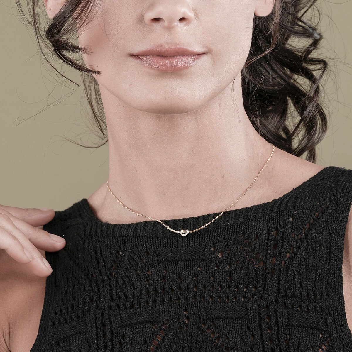 Collar Caracol Plata .925 Esn029S Enso