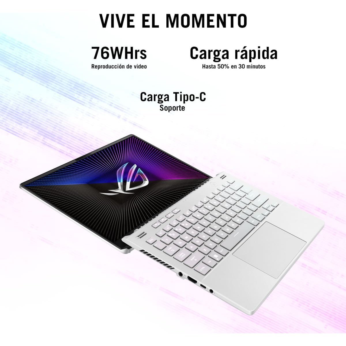 Laptop Asus Rog Ga402Rk-L8163W R9 6Th 16G 1Tssd Rx6800S Anime Matrix Blanca