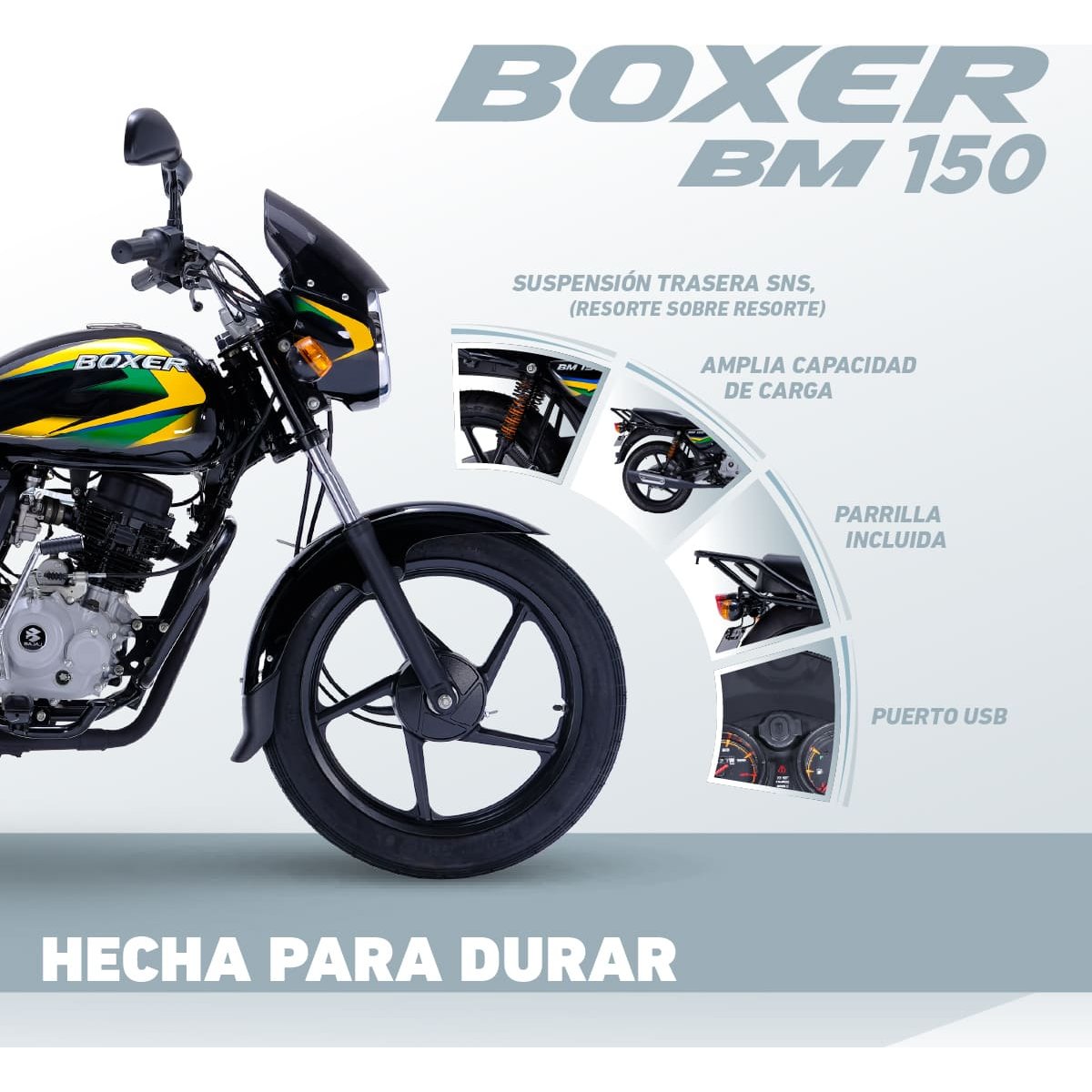 Motocicleta Bajaj Boxer 150 2024