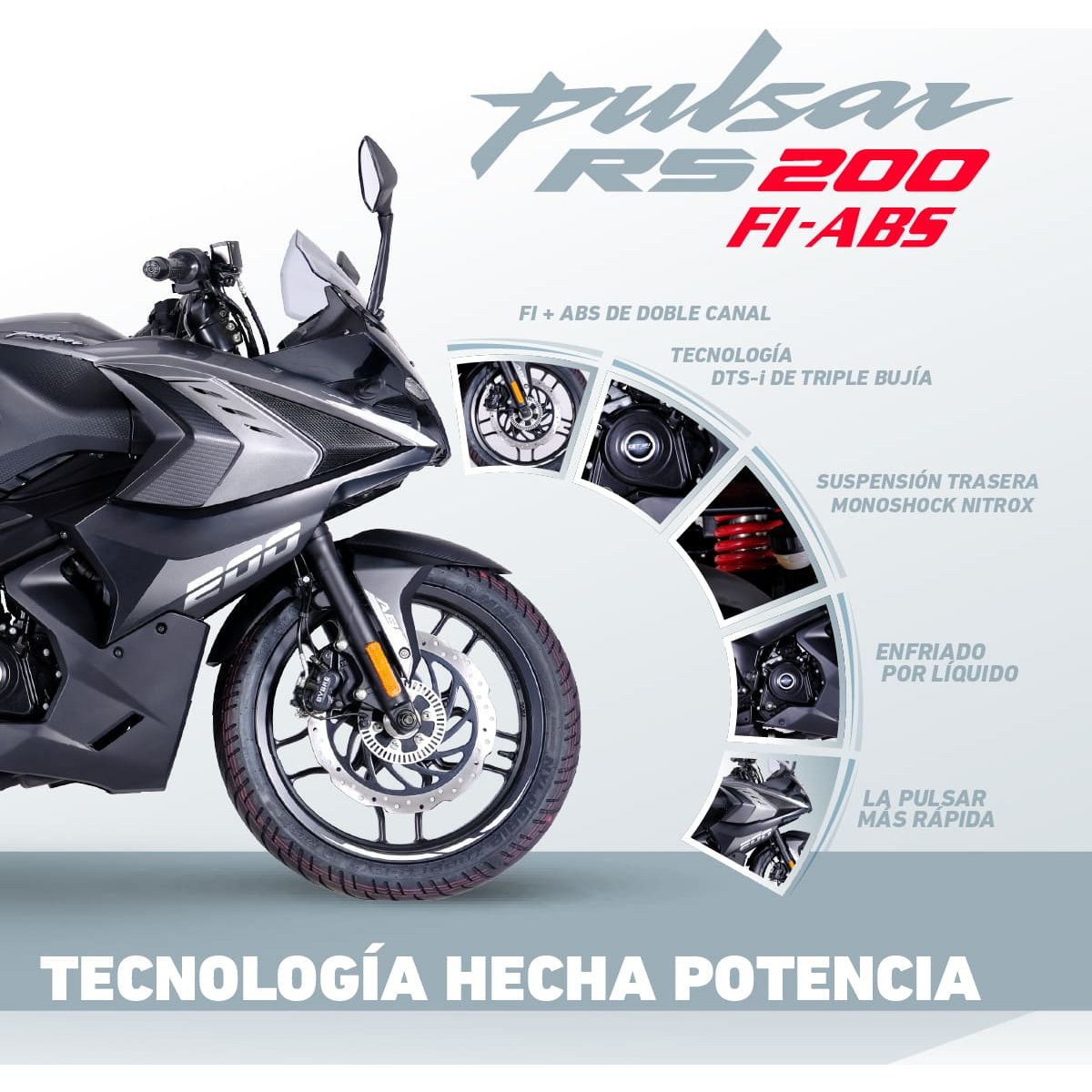 Motocicleta Bajaj Pulsar Rs 200 2024