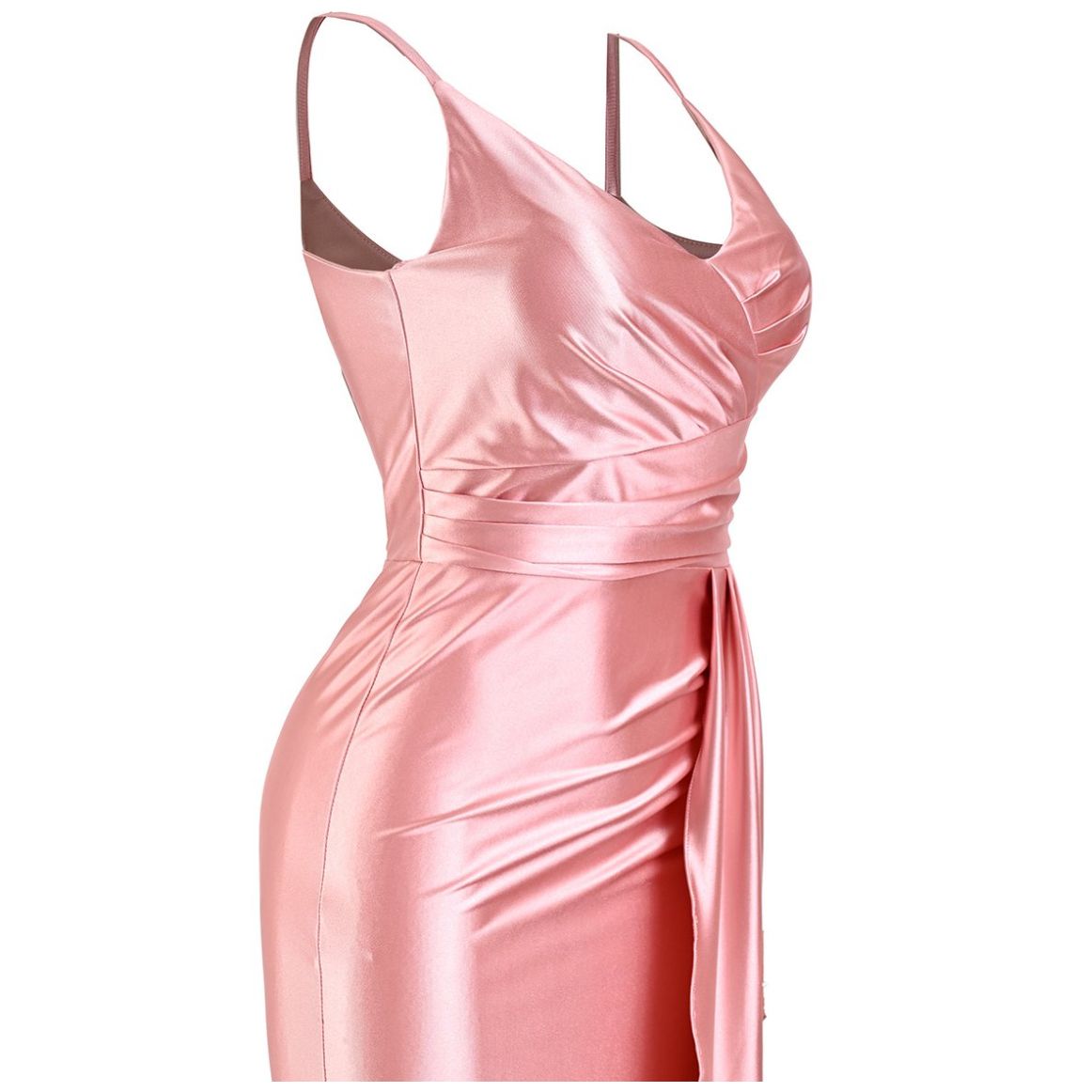 Vestido Largo Pink Gallery Licra para Mujer