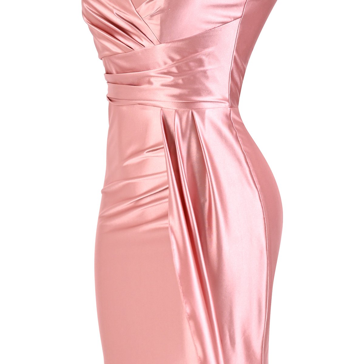Vestido Largo Pink Gallery Licra para Mujer
