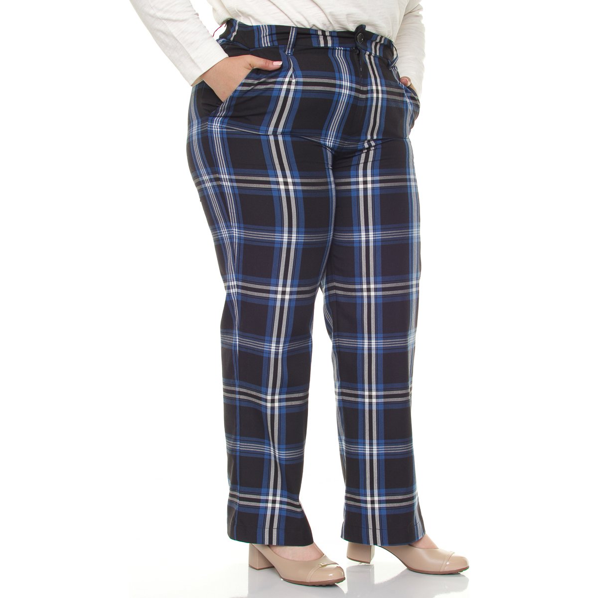 Pantalón Cuadros para Dama Fukka