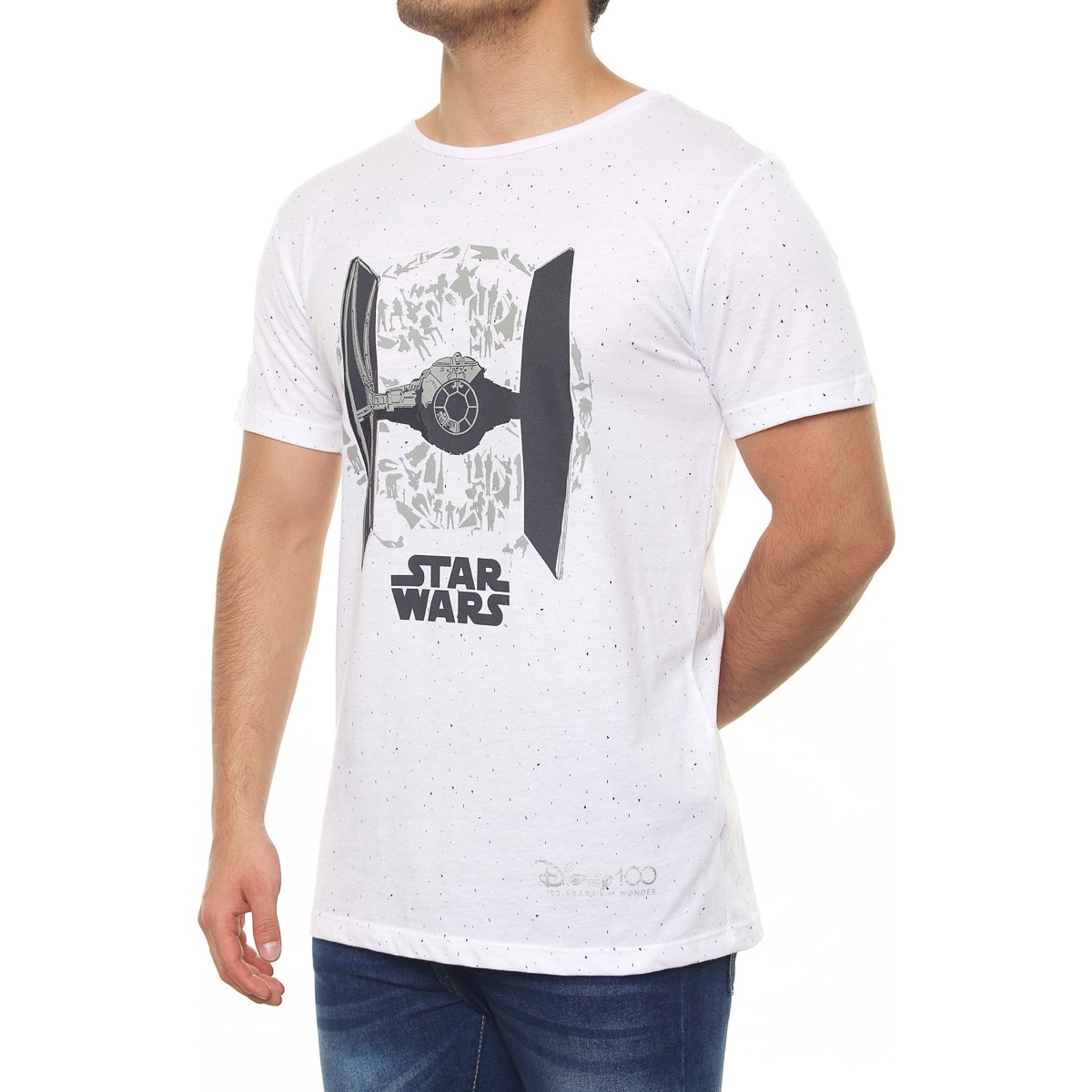 Playera Manga Corta Estampado Star Wars para Hombre Disney