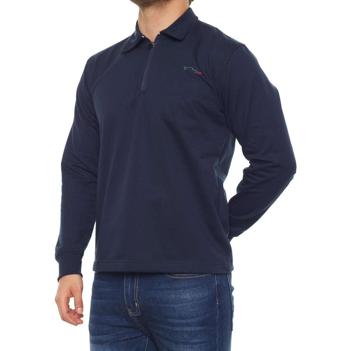 Sudadera Cuello Camisero para Hombre Pole Position