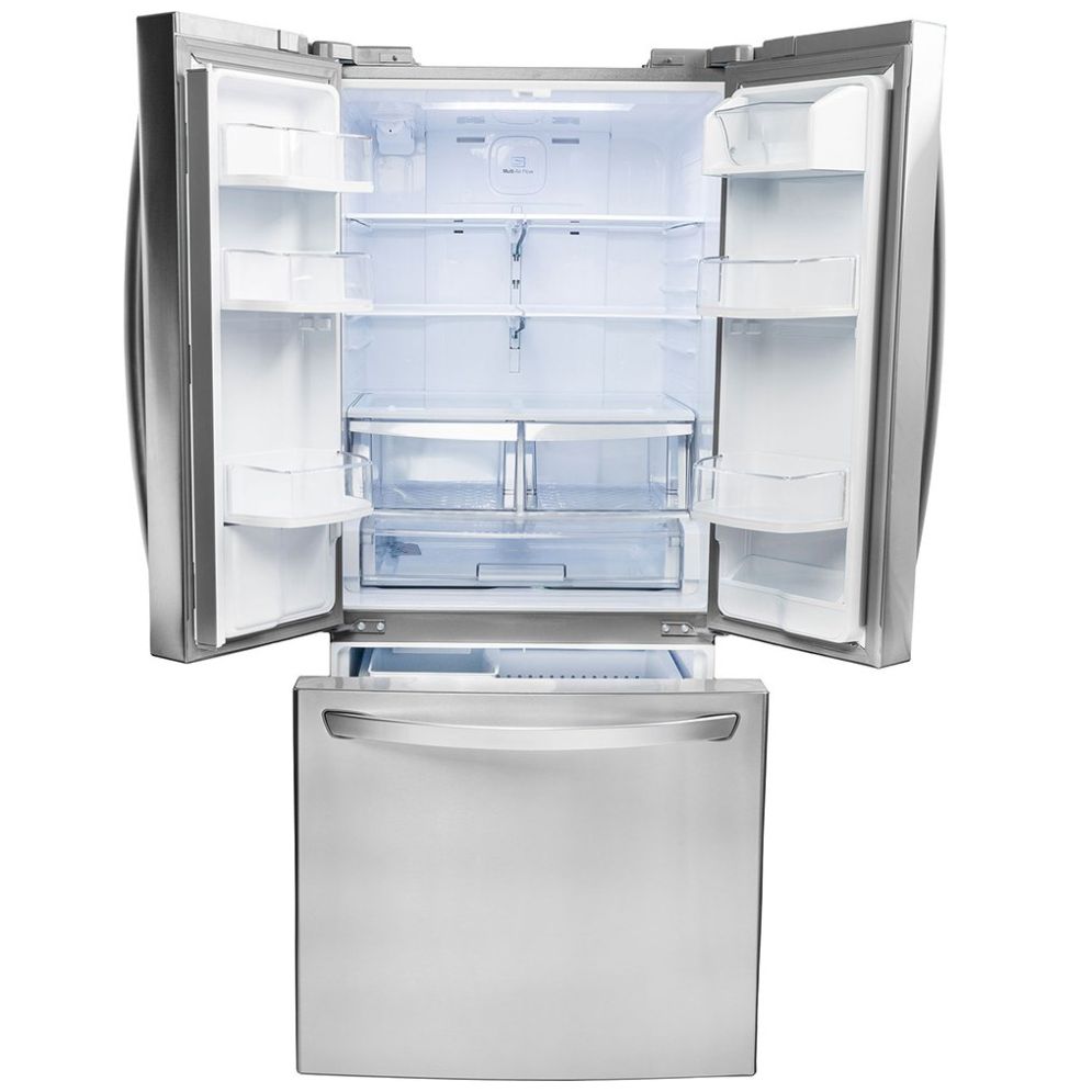 Refrigerador LG French Door Linear Inverter con Dispensador de Agua 22 Pies Acero  Gf22Wgs