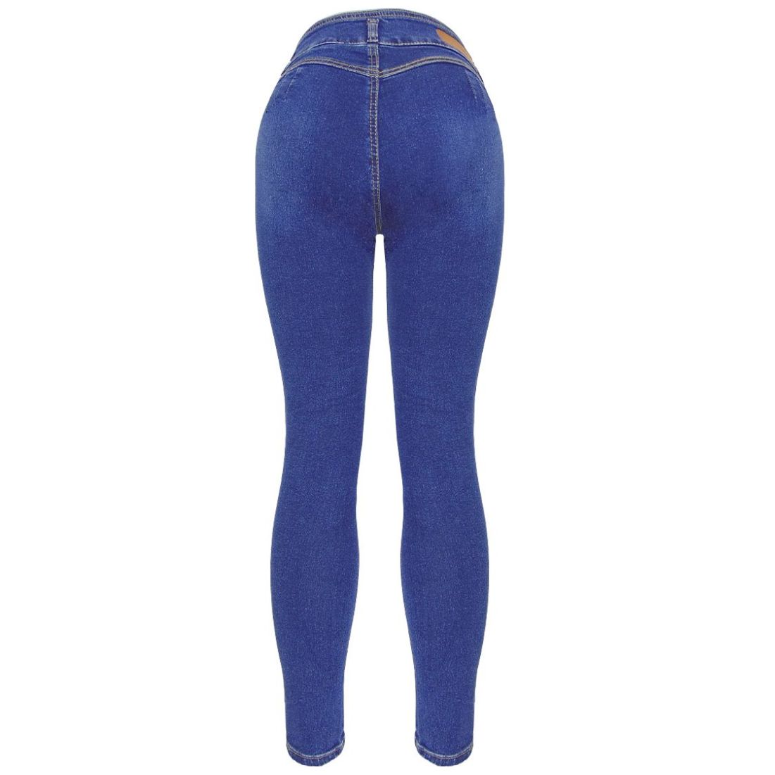 Jeans Skinny Sin Bolsas Traseras para Mujer