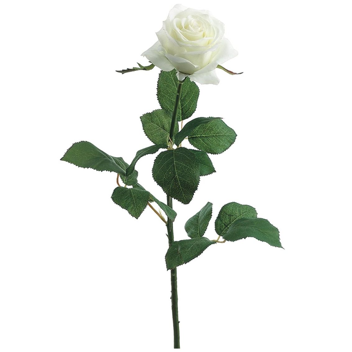 Flor Decorativa Rosa Blanca 69 Cm Allstate Floral