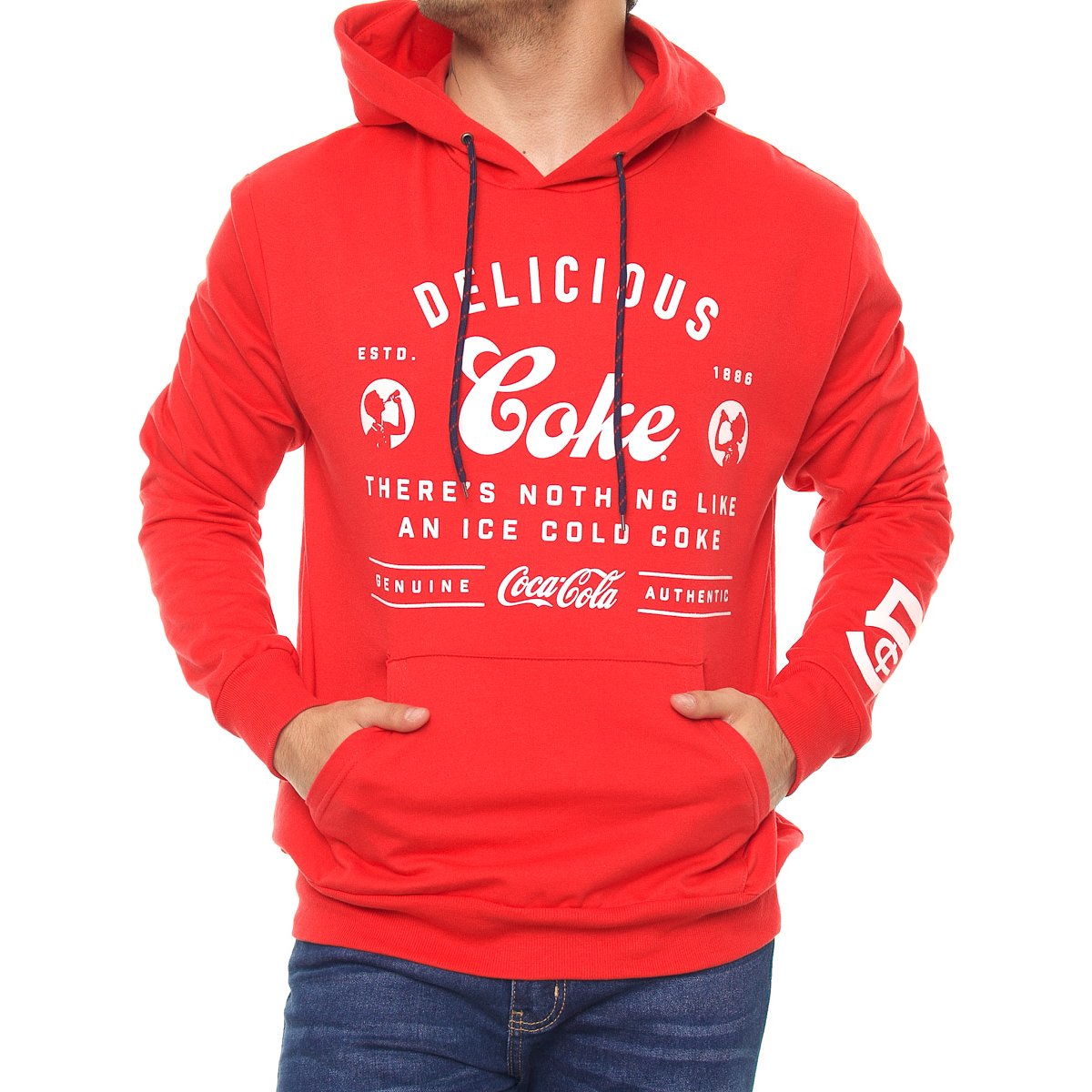 Sudadera con Gorro para Hombre Coca Cola