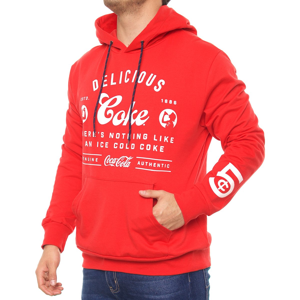 Sudadera con Gorro para Hombre Coca Cola