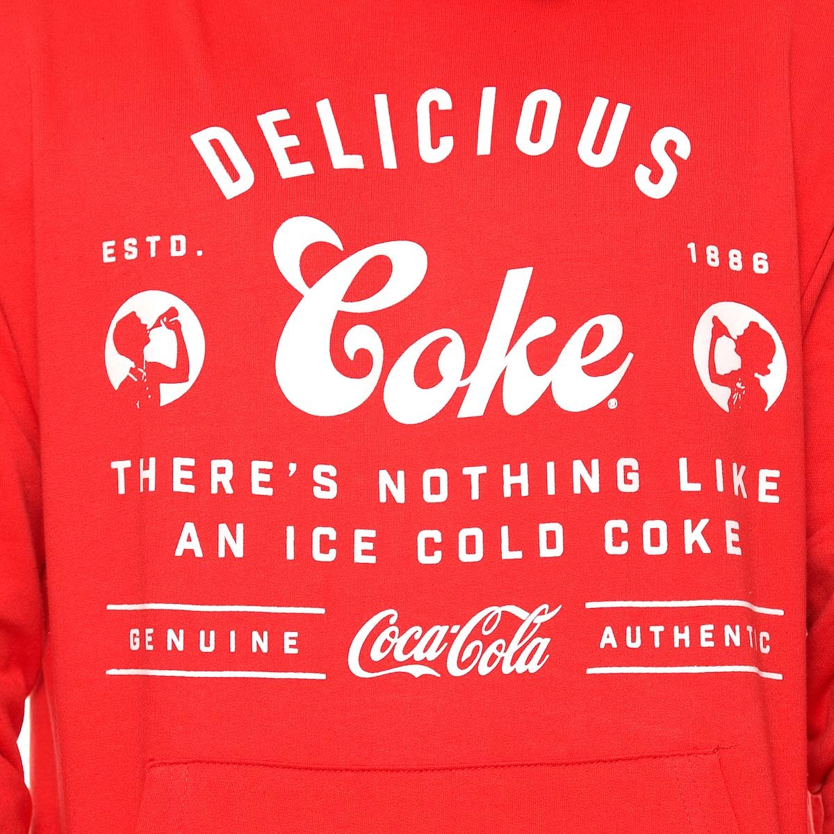 Sudadera con Gorro para Hombre Coca Cola