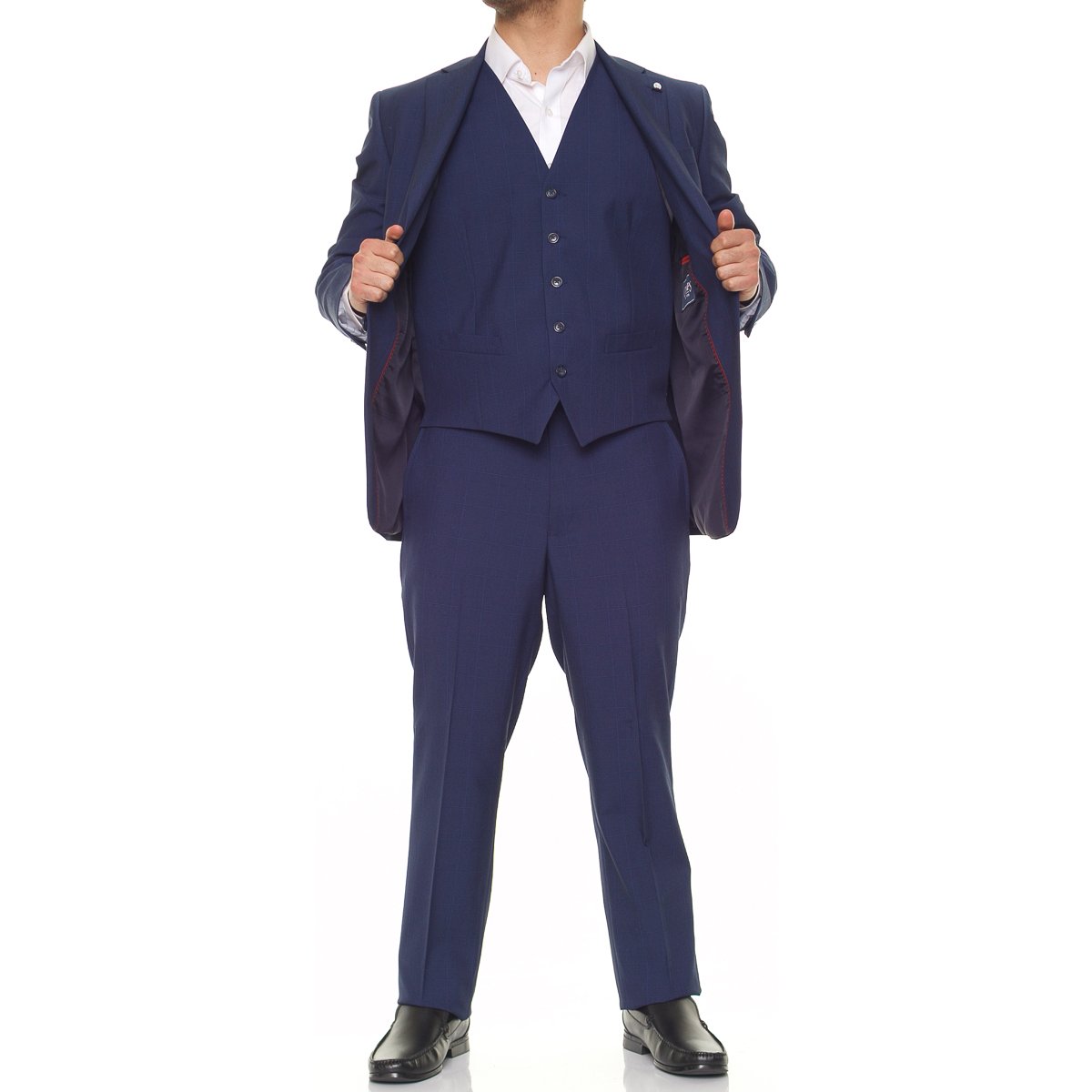 Traje con Chaleco Regular para Hombre Chaps