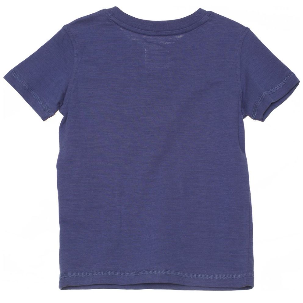 Playera Manga Corta Cuello Henley para Bebé Fukka