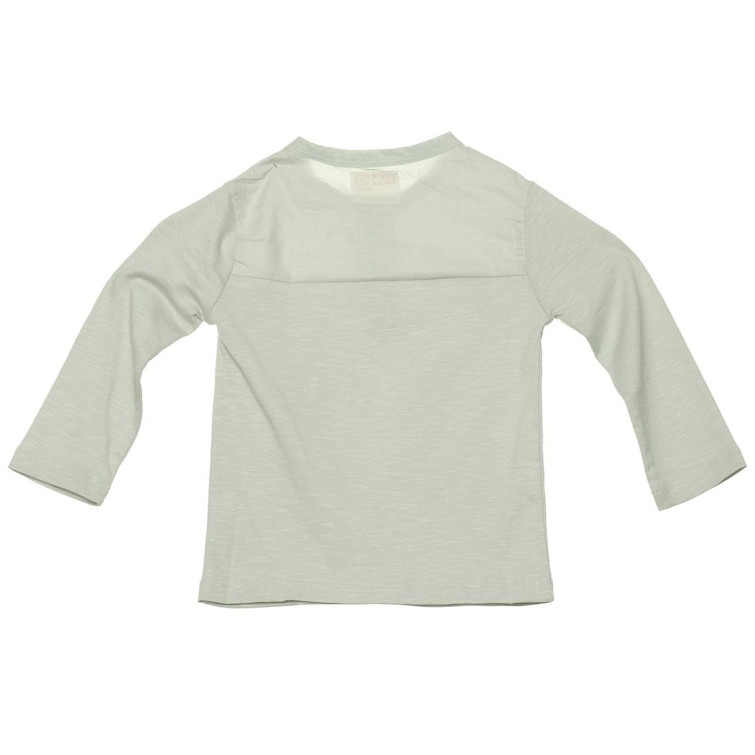 Playera Manga Larga Cuello Henley para Bebé Fukka