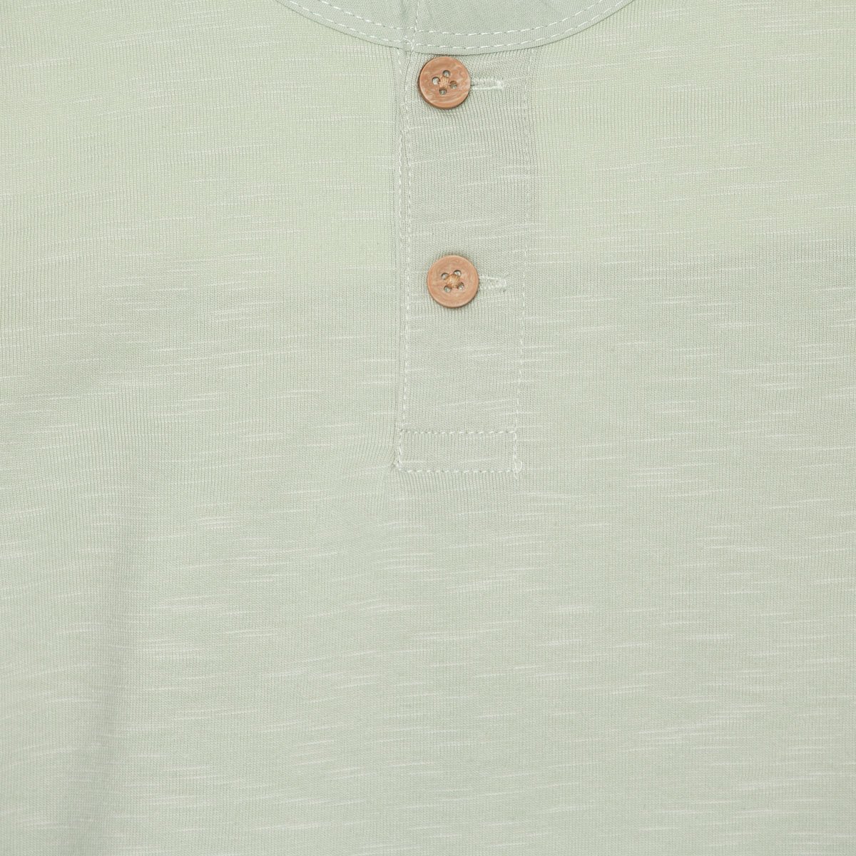 Playera Manga Larga Cuello Henley para Bebé Fukka