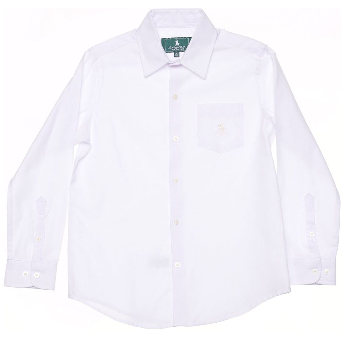 Camisa Manga Larga Lisa para Niño Royal Polo Club