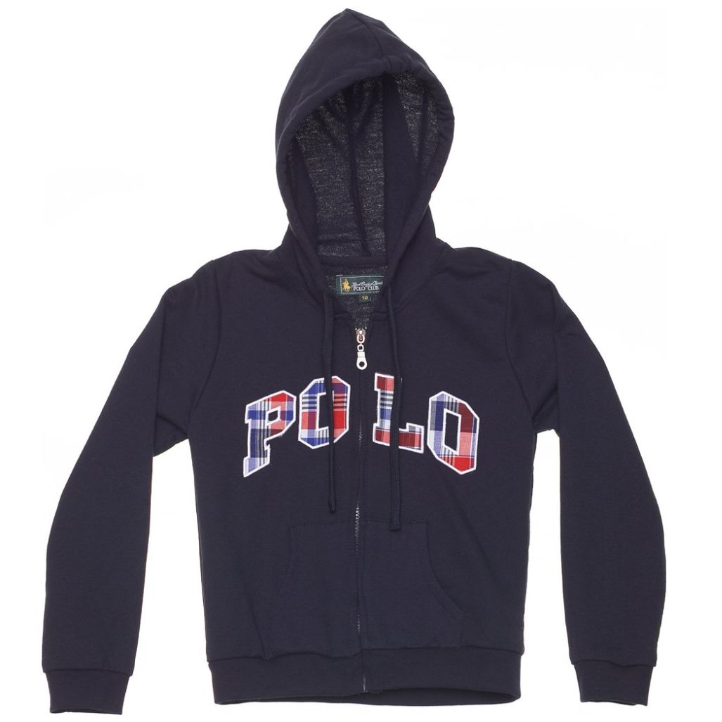 Sudadera con Capucha Letras con Cierre Felpa para Niño Royal Polo Club
