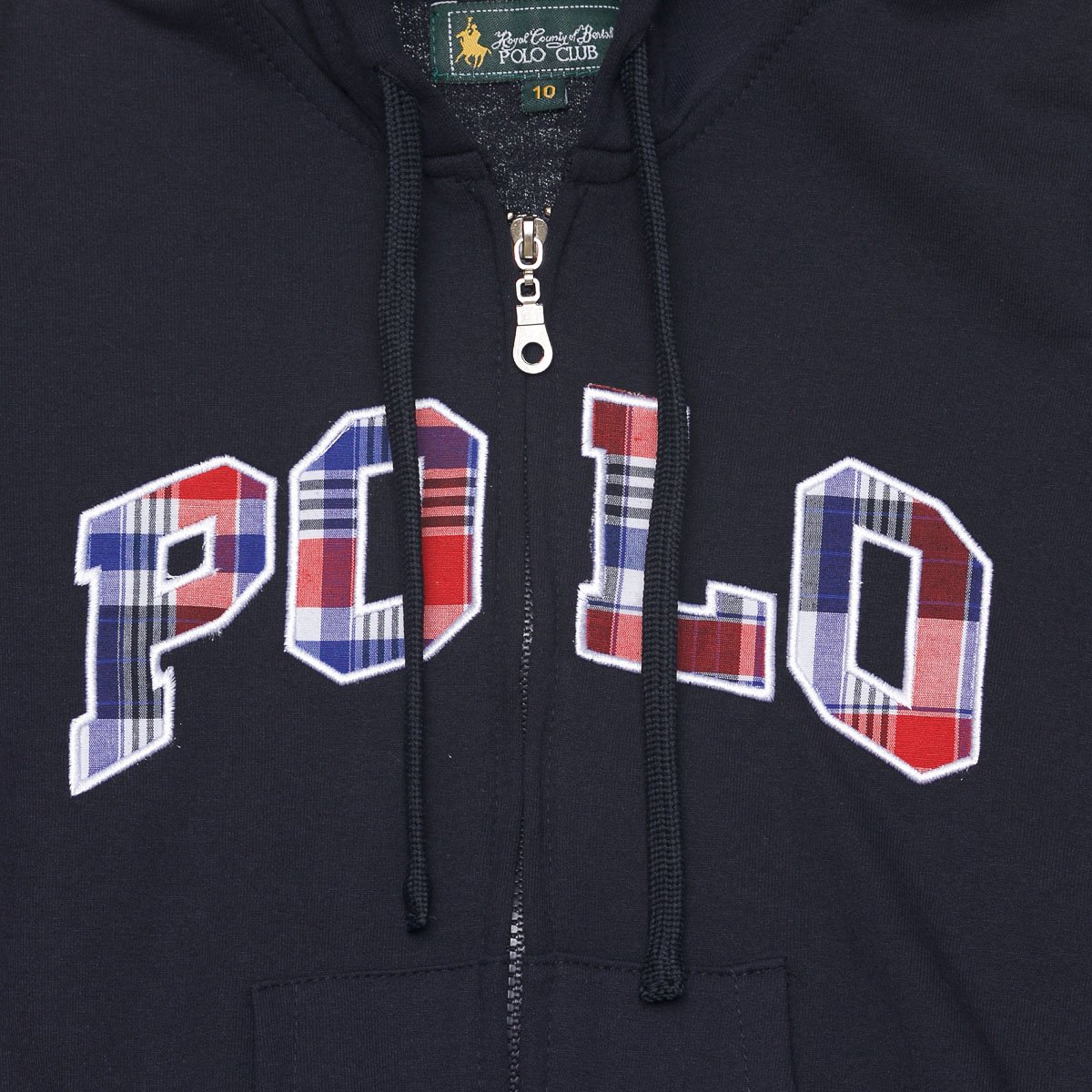 Sudadera con Capucha Letras con Cierre Felpa para Niño Royal Polo Club