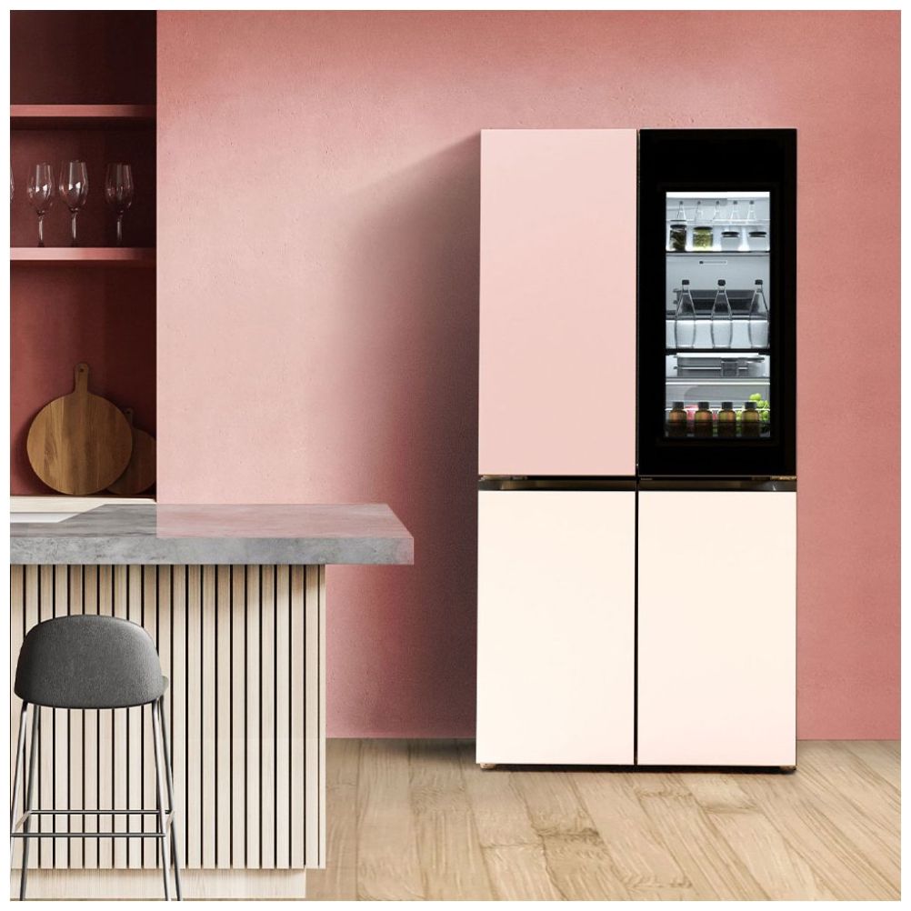 Casa de muñecas Cocina moderna SMEG Nevera, Elección de colores