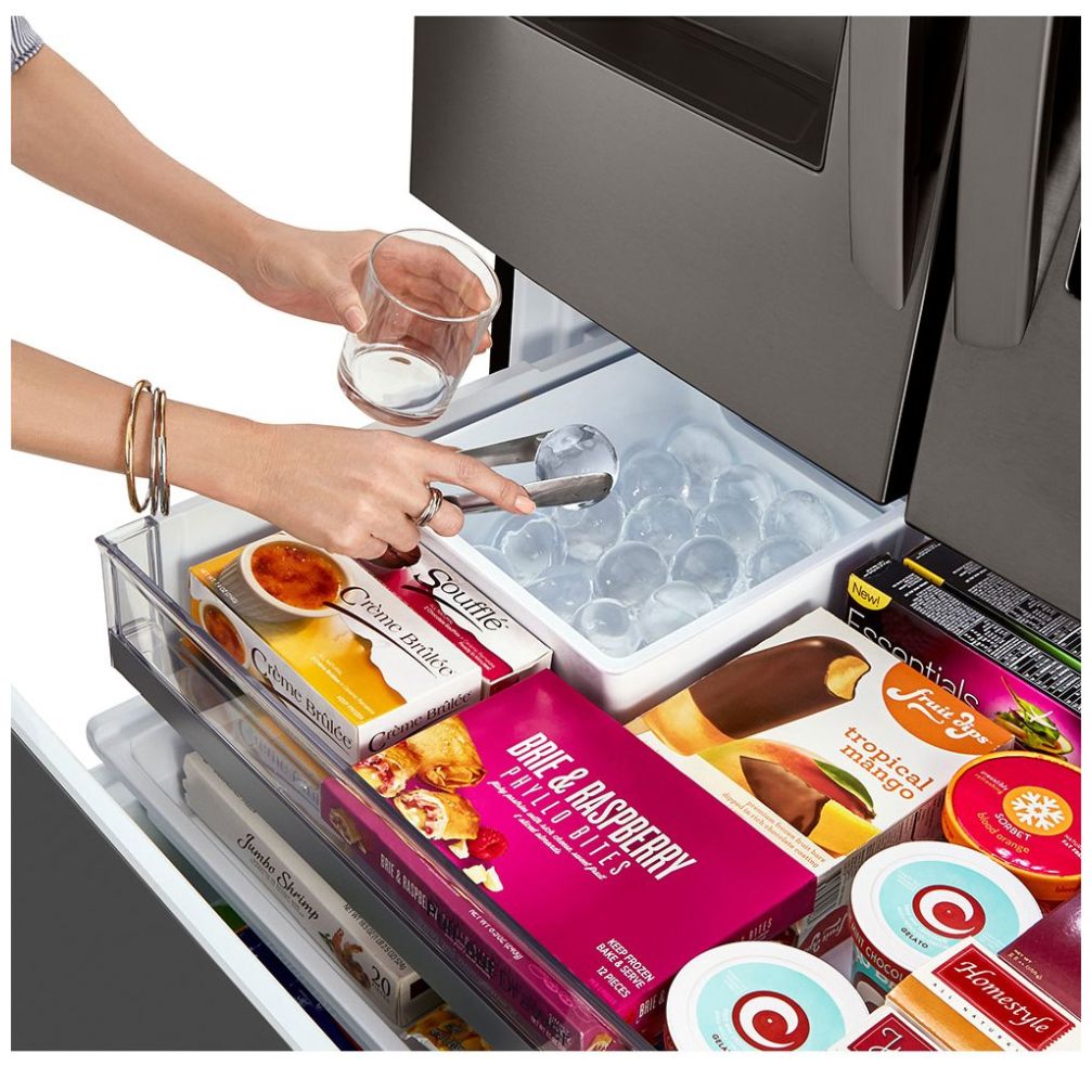 Refrigerador LG French Door Instaview Doorindoor Linear Inverter 30 Pies Negro Lm89Sxd