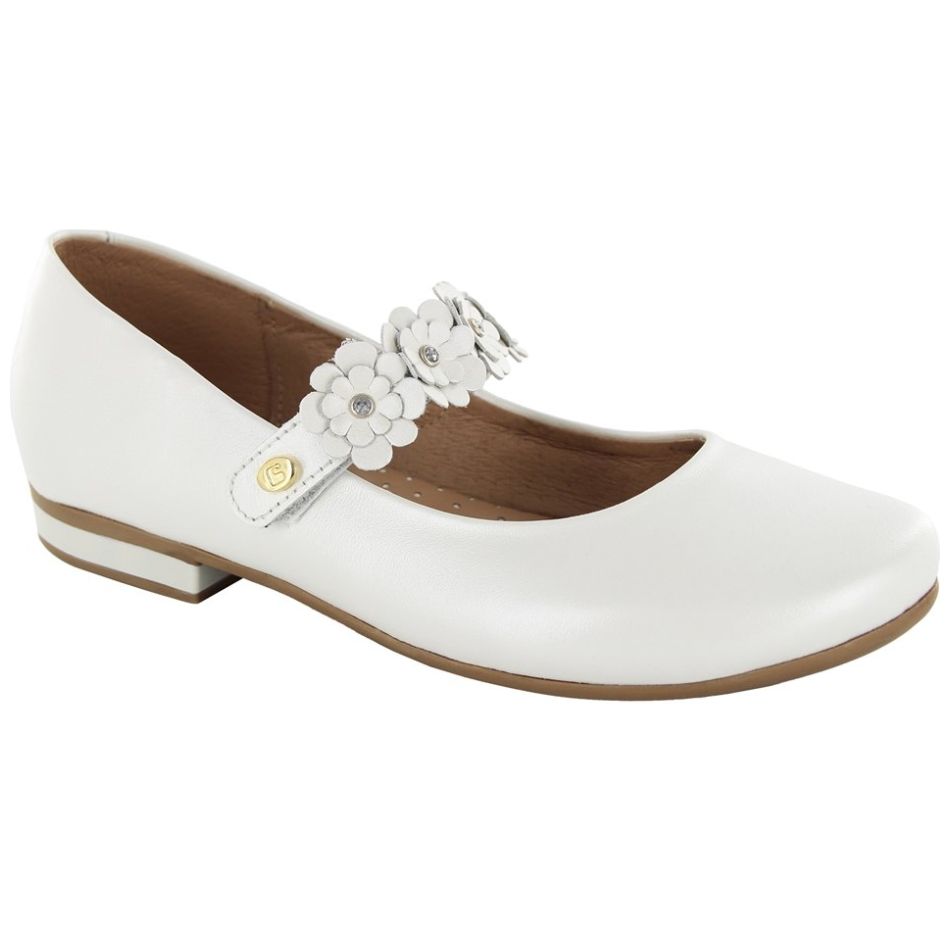 Zapatilla Coqueta Blanco con Flores