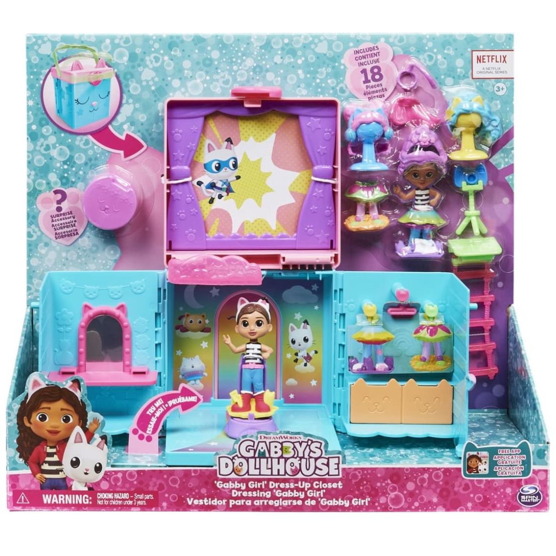 Gabby Dollhouse Clóset Arcoiris