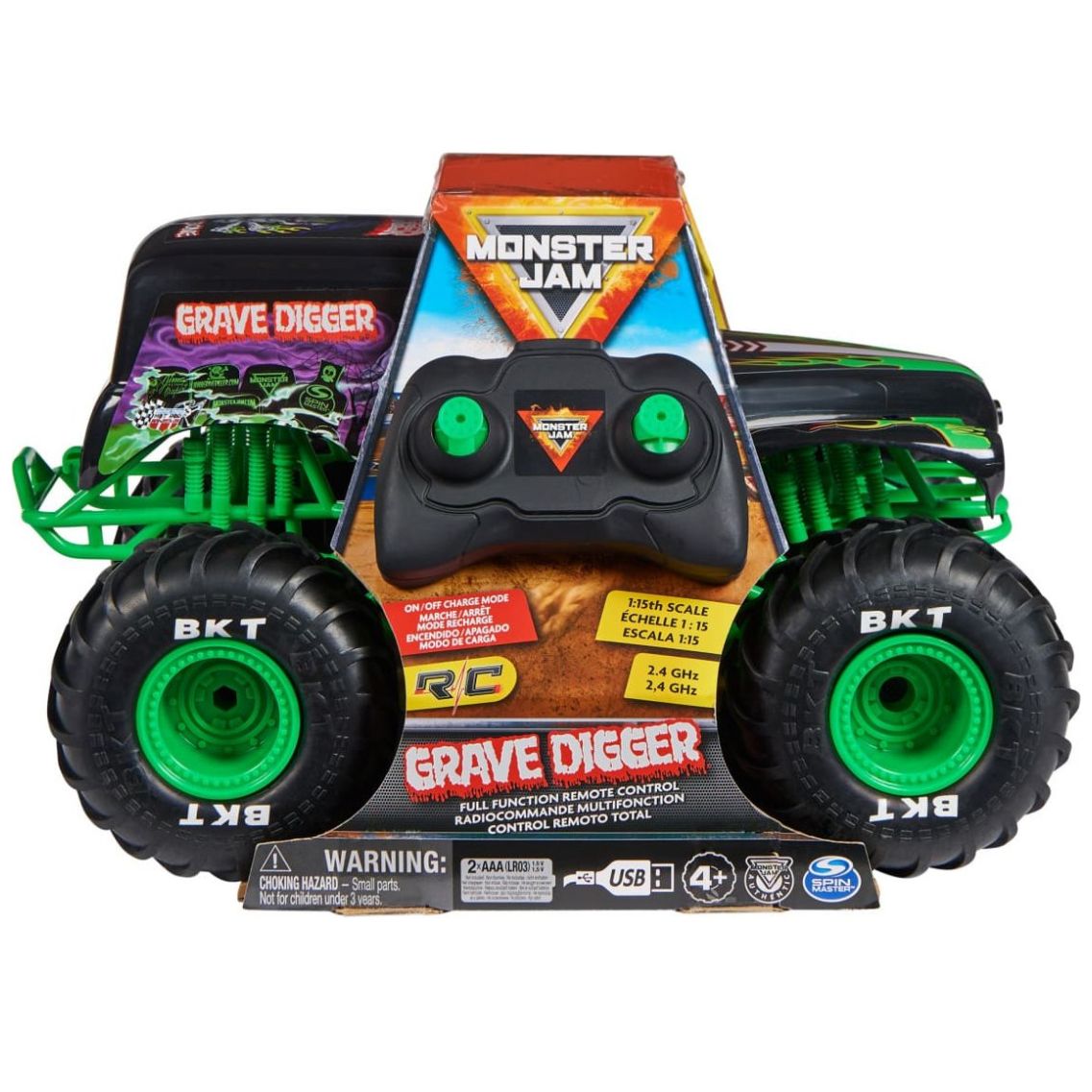 Monster jam grave digger juguete online